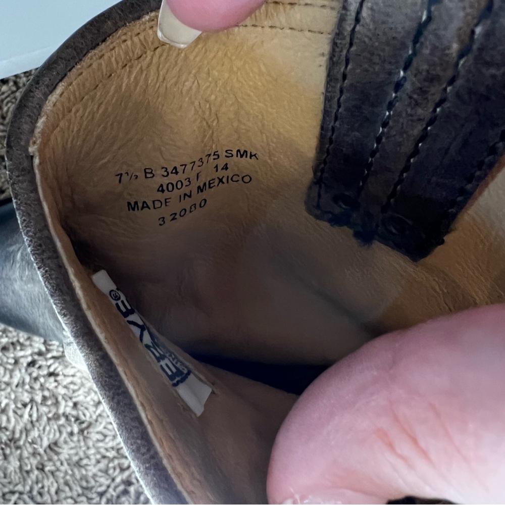 Brown Leather Women's Boots - Picture 7 of 10